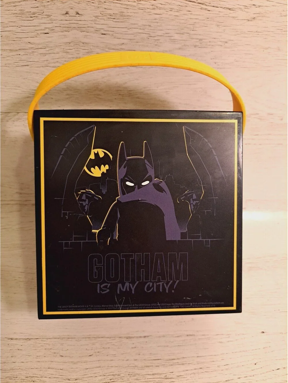 Lego Batman Gotham is My City Lunch Box Collectable Tote Bag Y2K Retired Minifig